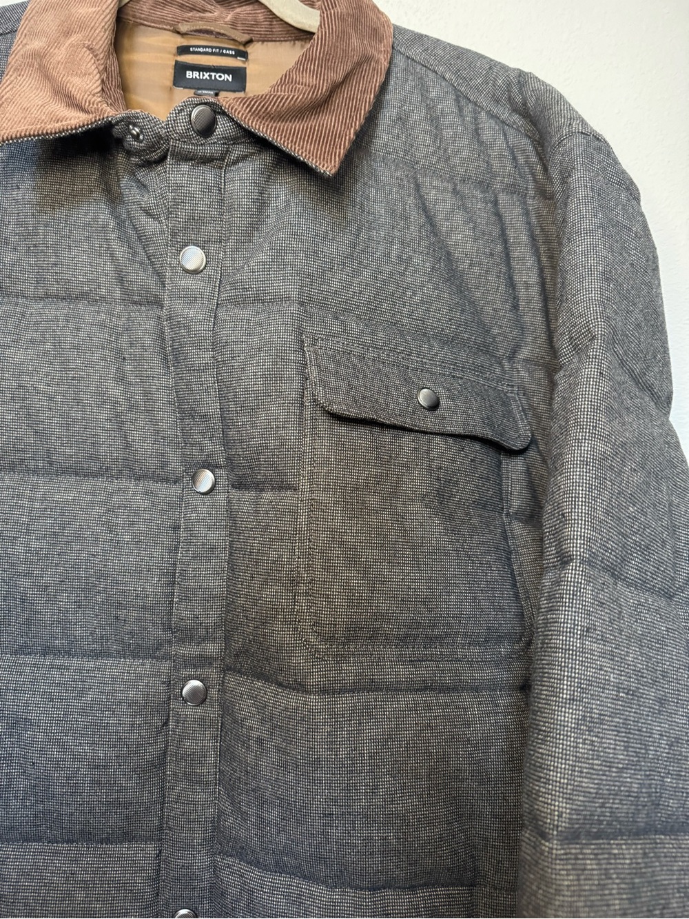 Brixton Cass Menswear Jacket in Mixed Tweed NWT - Picture 6 of 13